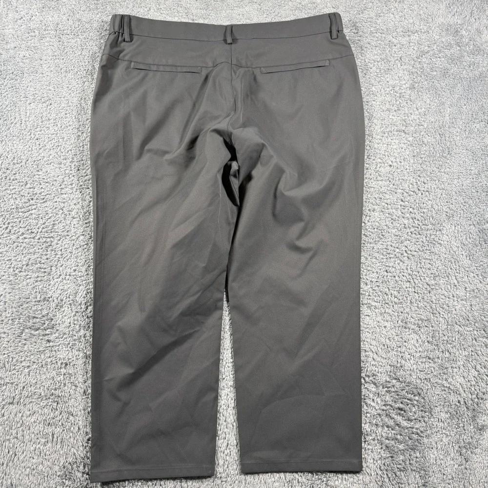 Ralph Lauren Pants Mens 40x32 (40x31) Black 100% Linen Straight Leg Trousers